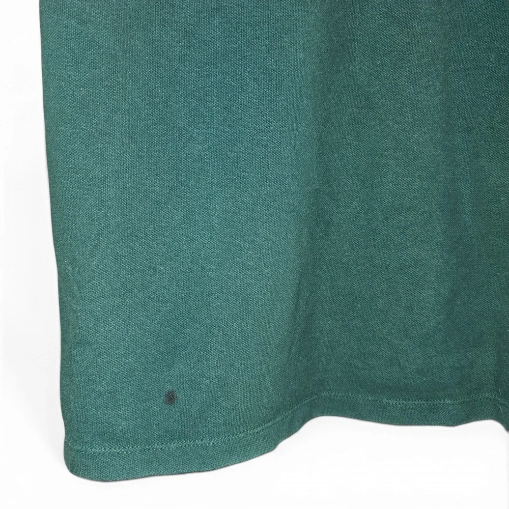 The Children's Place Polo Shirts Girls XL 14 Gray Green Good Puffed Cap Sleeve